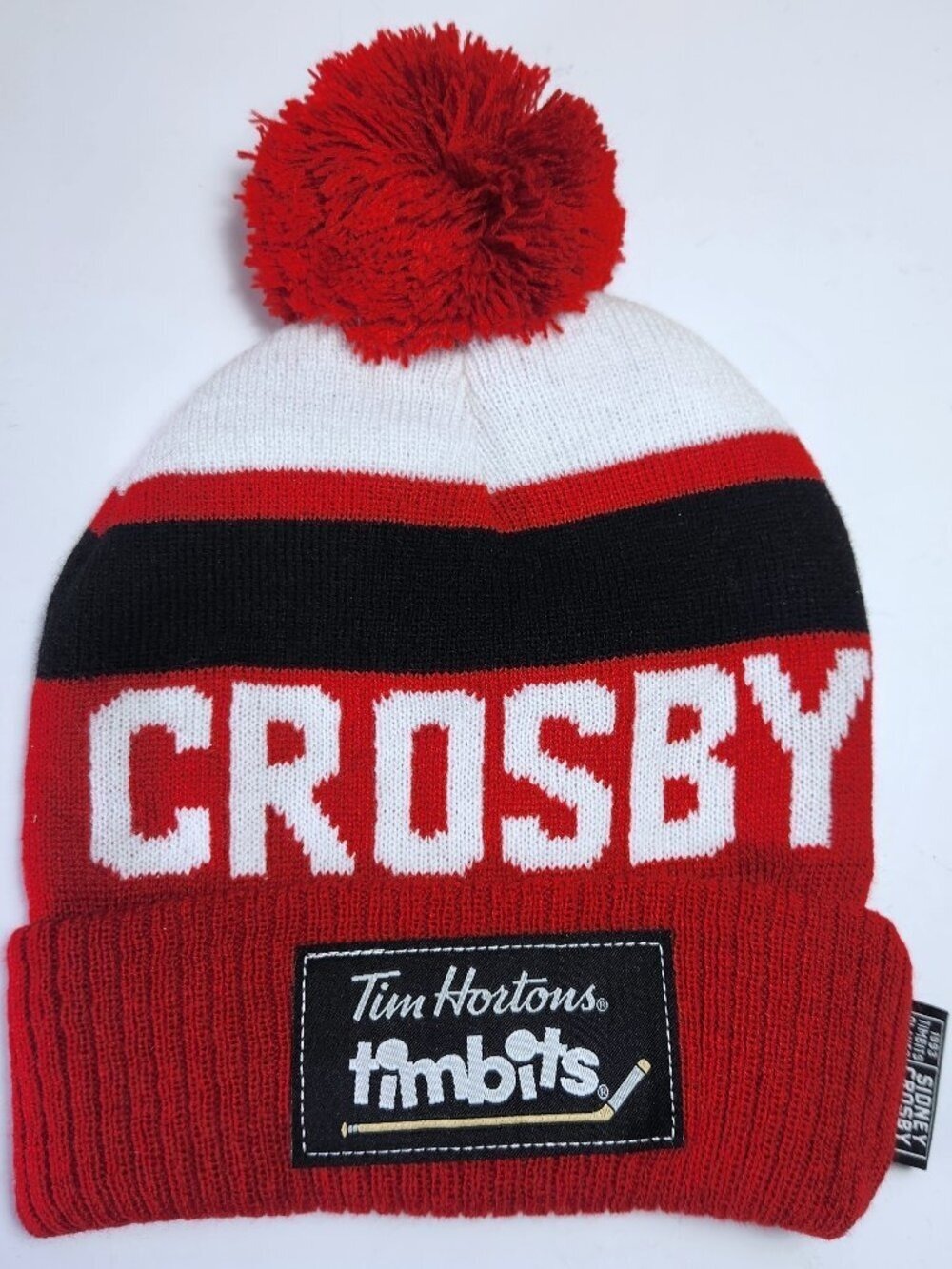 Sidney Crosby Hat Tim Hortons Timbits Pom Pom Beanie #87 Unisex One Size